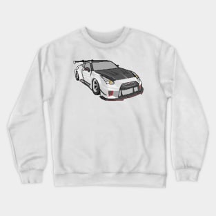 Nissan Skyline GT R35 | Pixel art Crewneck Sweatshirt